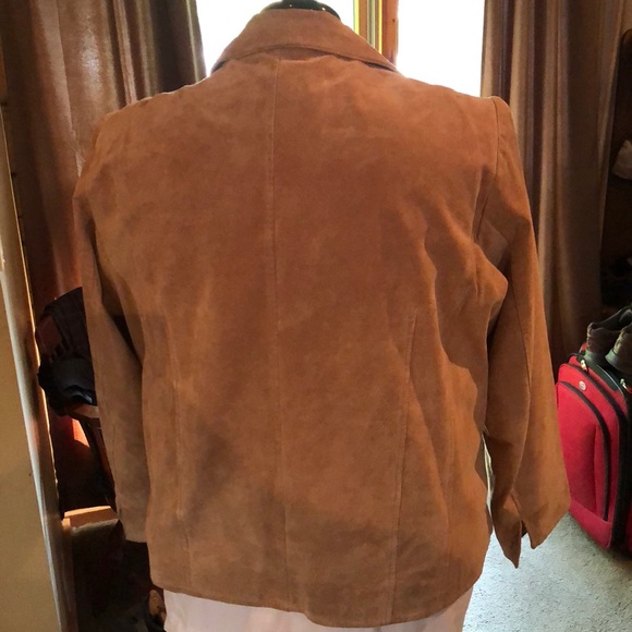 Coldwater Creek leather jacket - Picture 2 of 3